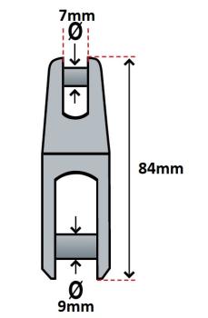 Anker-Kette Verbindung 6-8mm